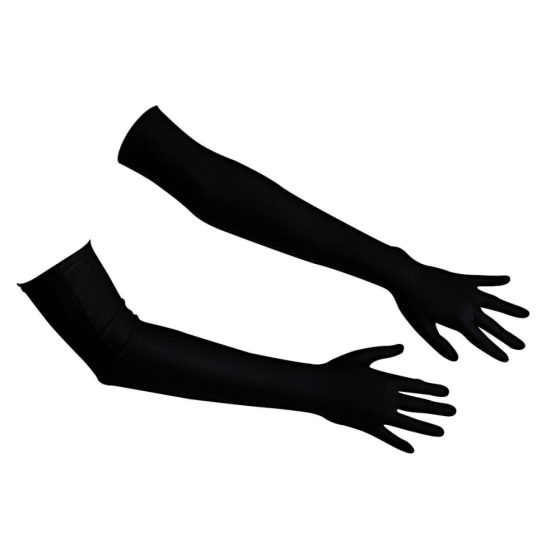 Cottelli - Satin gloves - black (S-L)