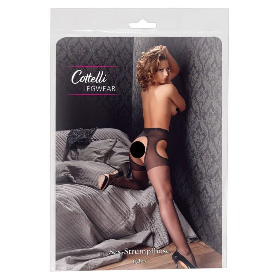 Cottelli - Sex Stockings (black) - L/XL