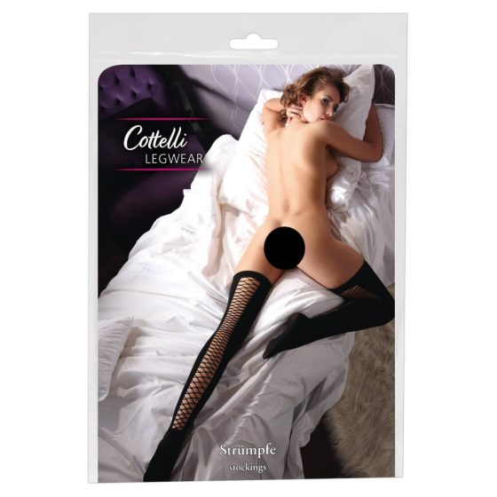 Cottelli - Sexy thigh fix (black) - M/L