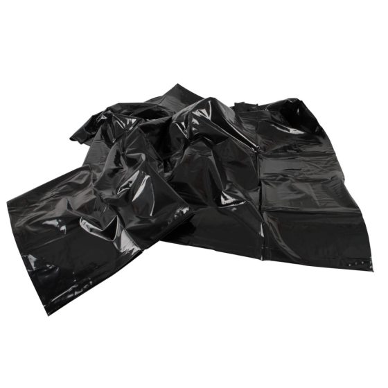 Shiny blanket cover -black (135 x 200cm)