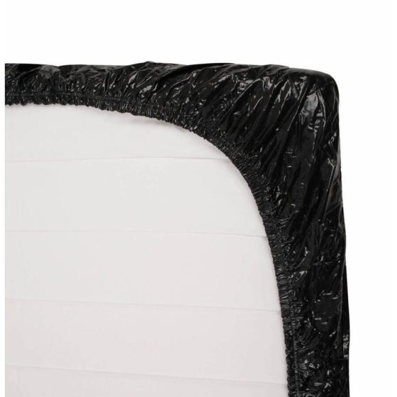 Glossy sheet - rubberised - 220 x 220cm (black)