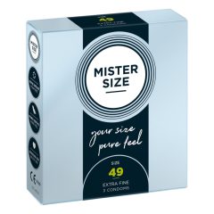 Mister Size thin condom - 49mm (3dpcs)