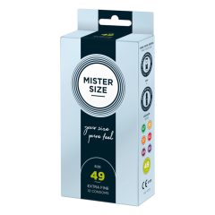Mister Size thin condom - 49mm (10pcs)