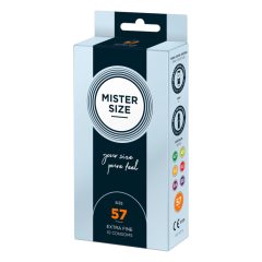 Mister Size thin condom - 57mm (10pcs)