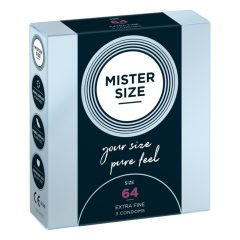 Mister Size thin condom - 64mm (3dpcs)