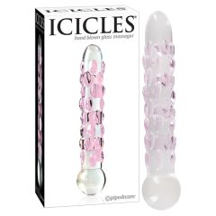 Icicles No. 7 - beaded glass dildo
