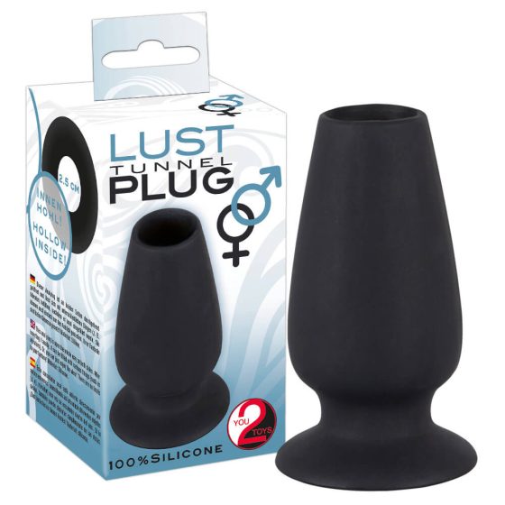 You2Toys - Lust Tunnel - hollow anal dilator (black)