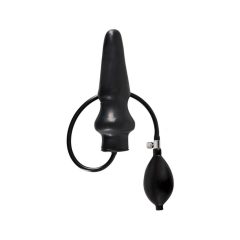 LATEX - Large inflatable anal cone (black)