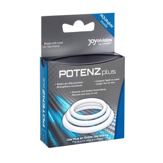 POTENZplus penis ring - set (3pcs)