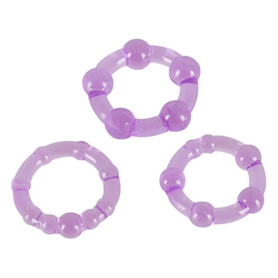 You2Toys - Be Hard! penis ring set - purple (3pcs)