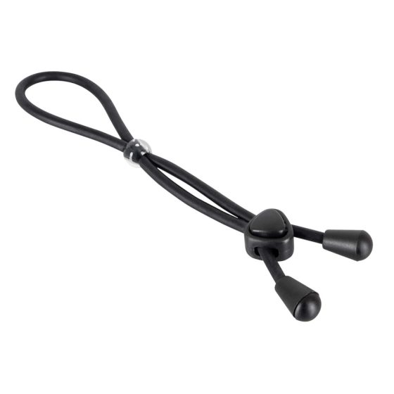 Bad Kitty - silicone testicle and penis strap (black)