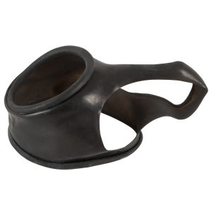 You2Toys - Latex penis and testicle cuff - black