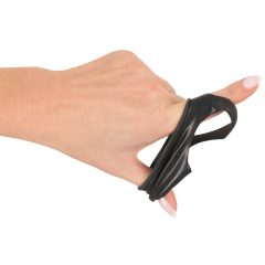 You2Toys - Latex penis and testicle cuff - black