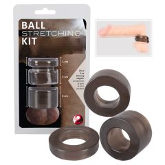   You2Toys - Ball - penis, cock ring and stretching set - (smoke)