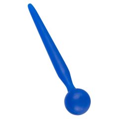   Dilator Sperm Stopper - Spherical silicone urethral dilator dildo (blue)