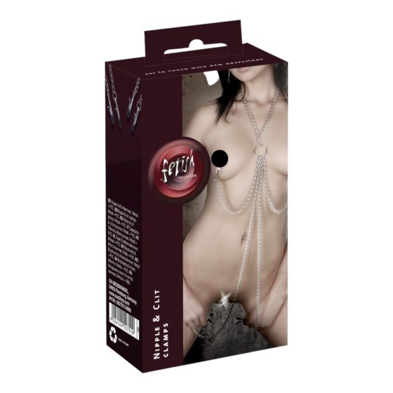 Sex chain with pincer, for women