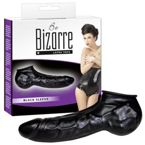 You2Toys - Latex penis and testicle cape(black) - Be Bizarre