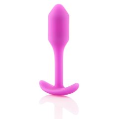  / b-vibe Snug Plug 1 - Anal dildo with internal weight (55g) - pink