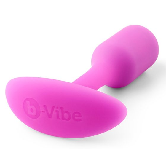 / b-vibe Snug Plug 1 - Anal dildo with internal weight (55g) - pink