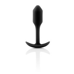  b-vibe Snug Plug 1 - anal dildo with internal weight (55g) - black