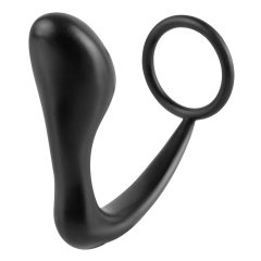   analfantasy ass-gasm plug - anal finger dildo with penis ring (black)