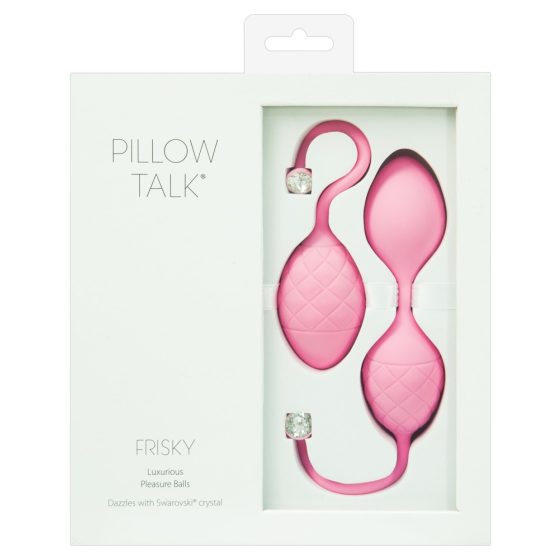 Pillow Talk Frisky - 2 piece geisha ball set (pink)
