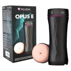   mystim Opus E Anus - electro dildo masturbator (natural black)