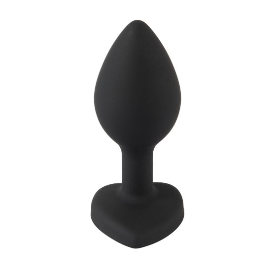 You2Toys Butt Plug - white stone anal dildo (black)