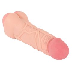  Nature Skin - 2in1 artificial pussy and penis sheath (natural)