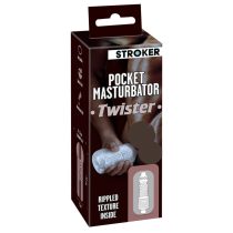 STROKER Twister - fake ass masturbator (translucent)