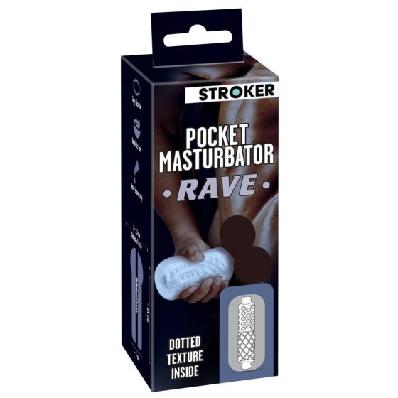 STROKER Rave - fake pussy masturbator (translucent)