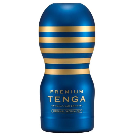 TENGA Premium Original - disposable masturbator (blue)