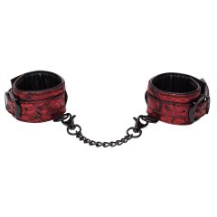 Fifty shades of grey - wrist cuffs (black and red)