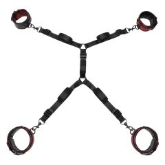 Fifty shades of grey - clamp set (black and red)