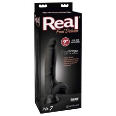 Real Feel Deluxe No.7 - testicle vibrator (black)