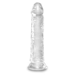King Cock Clear 8 - large dildo with clamp (20cm)