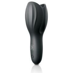   Control Cock Teaser - waterproof, rechargeable, acorn vibrator (black)