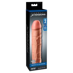   X-TENSION Perfect 2 - lifelike penis sheath (20,3cm) - natural