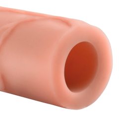 X-TENSION Mega 1 - lifelike penis sheath (17,7cm) - natural