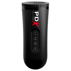 PDX Moto Blower - suction vibrating masturbator (black)