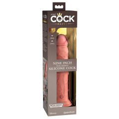  King Cock Elite 9 - clamp-on, lifelike dildo (23cm) - natural