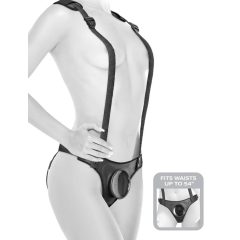 Body Dock - strappy attachable underwear (black)