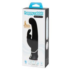   Happyrabbit G-spot - battery powered, waterproof, vibrator with wand (black)