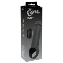   Rebel - rechargeable, radio controlled vibrating penis sheath (black)
