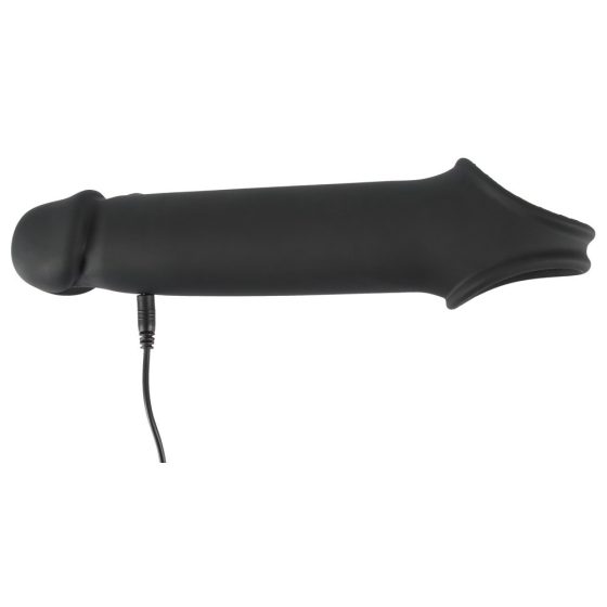 Rebel - rechargeable, radio controlled vibrating penis sheath (black)