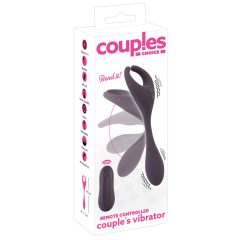   Couples Choice - Rechargeable radio controlled dual motor vibrator (purple)