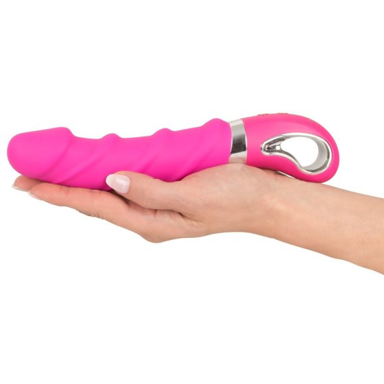 SMILE Soft - rechargeable heated vibrator (pink)