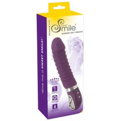SMILE Soft - rechargeable heated vibrator (purple)