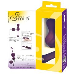   SMILE RC Love Balls - rechargeable radio controlled vibrating egg (purple)