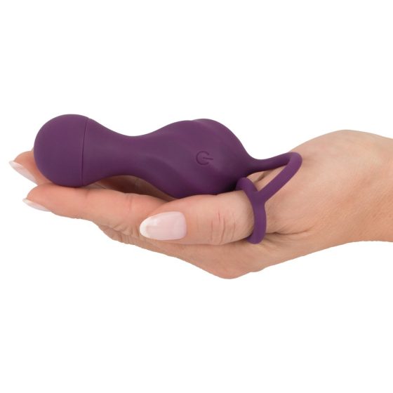 SMILE RC Love Balls - rechargeable radio controlled vibrating egg (purple)